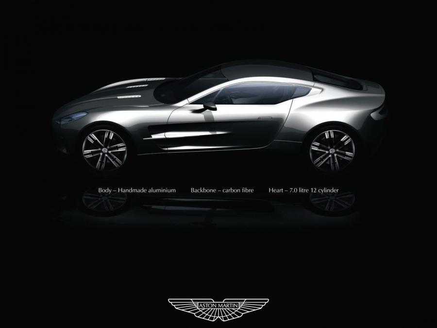 Эскиз Aston Martin One-77 2010 года  (фото 53 из 89)